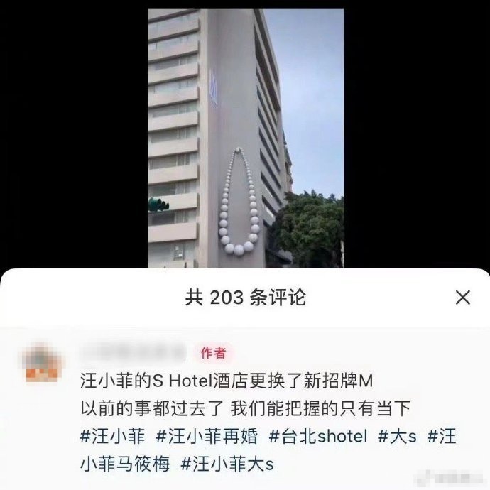 汪小菲的酒店换名字了，S变M，网友调侃：连SM你都不放过